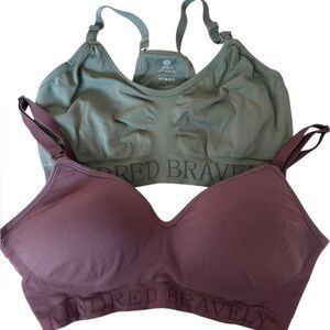 Kindred Bravely bundle Nursing Bra Sz M